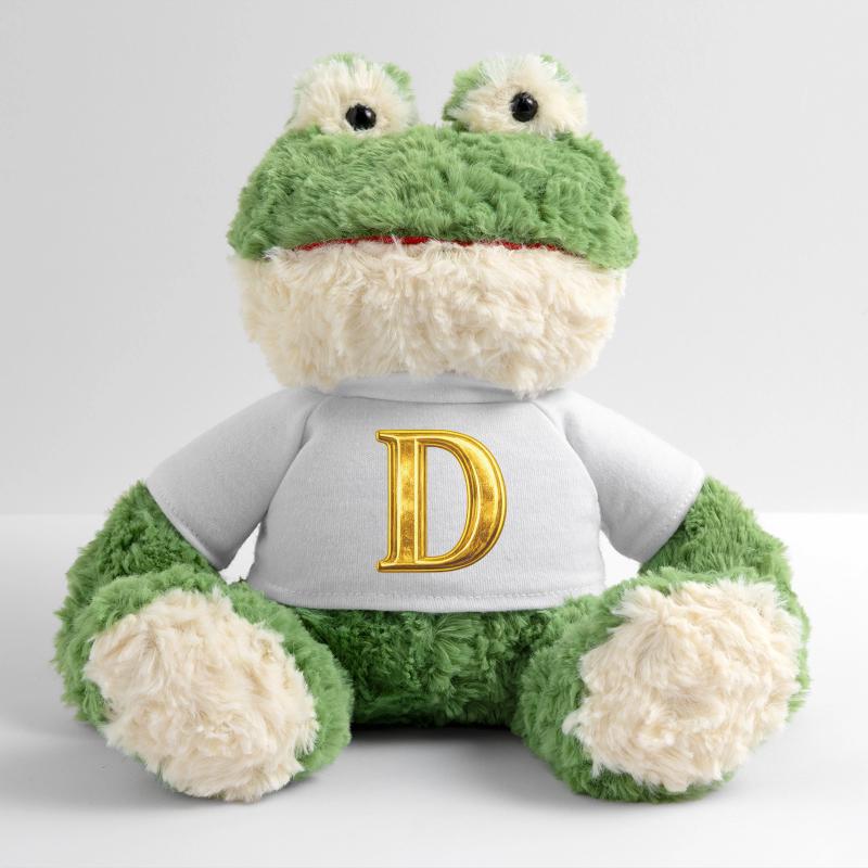 Goldenes D Monogramm MiniFeet® Frosch Torge