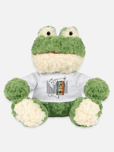 Retro Musik Player - MiniFeet® Frosch Torge - Weiß
