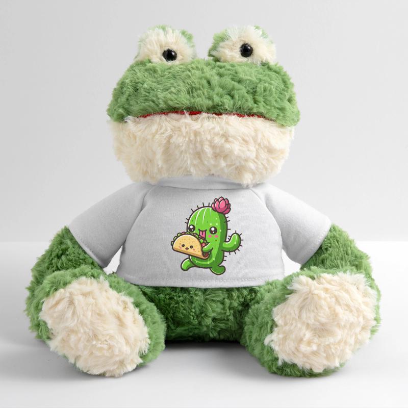 Cute Cactus Taco Comic Design MiniFeet® Frog Torge