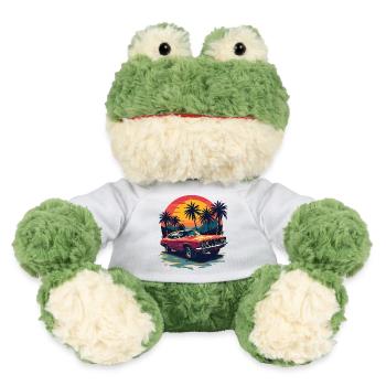 Vintage Muscle Car Sunset Scene - MiniFeet® Frosch Torge - Weiß - Vorne