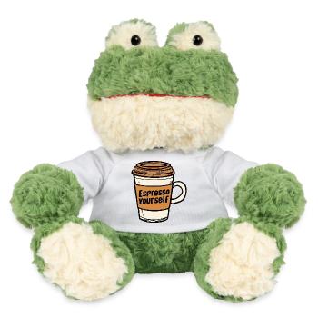 Espresso dig selv - MiniFeet® frøen Torge - hvid - Foran