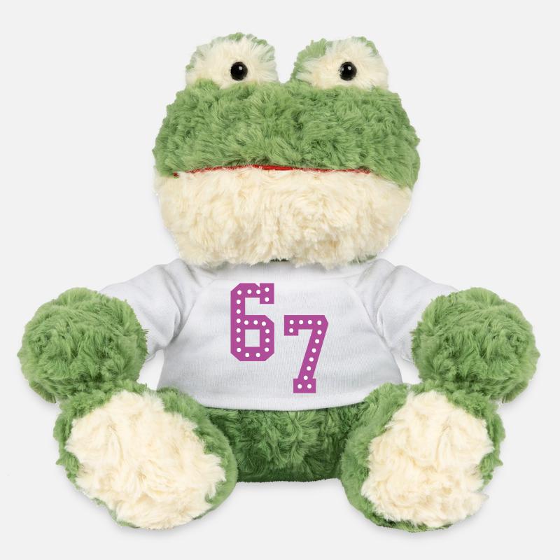 6 7 – Trendy minimalist text design, - MiniFeet® Frog Torge - white