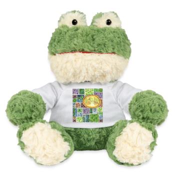 Bali temple on pattern patchwork - MiniFeet® Frosch Torge - Weiß - Vorne