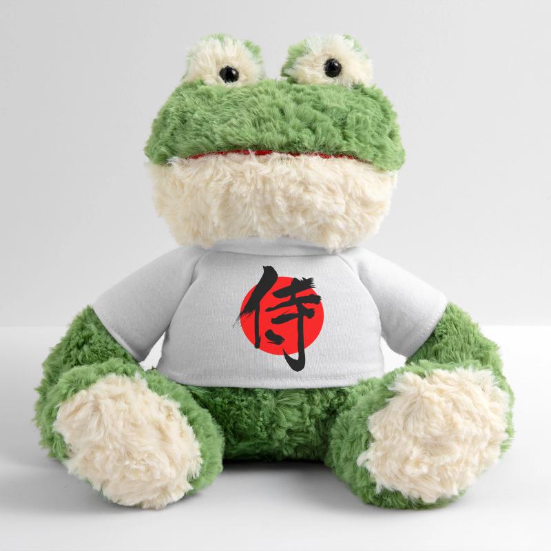 Samurai in Japanese kanji script red sun MiniFeet® Frog Torge