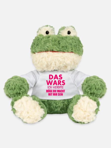Das wars ich heirate - MiniFeet® Frosch Torge - Weiß