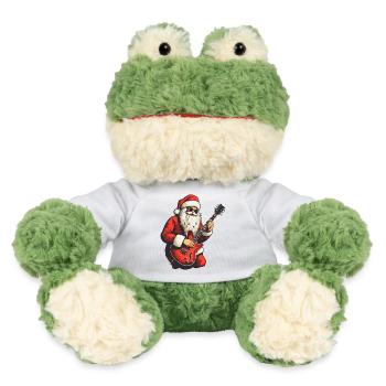 Weihnachtsmann Gitarre Weihnachten Musik - MiniFeet® Frosch Torge - Weiß - Vorne