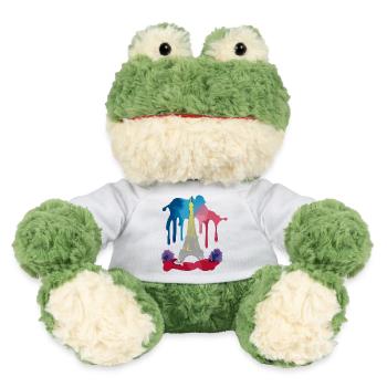 Colorful Eiffel Tower - MiniFeet® Frog Torge - white - Front