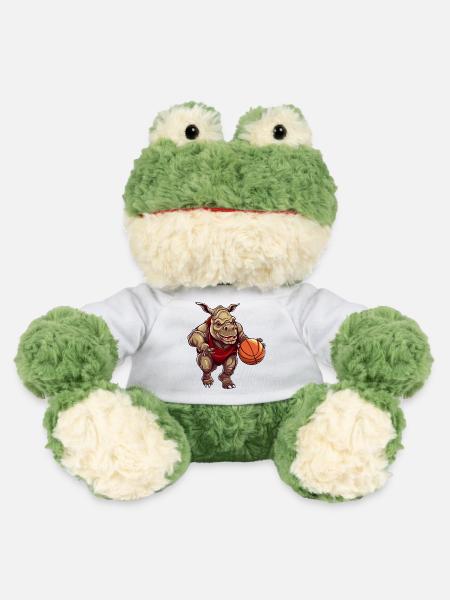 Nilpferd Basketballer - MiniFeet® Frosch Torge - Weiß