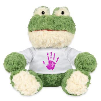 Empreinte de main, identité peinte, doigts et paume - Grenouille Torge MiniFeet® - blanc - Devant