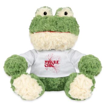 Jungle Chic Monstera Blatt Design - MiniFeet® Frosch Torge - Weiß - Vorne