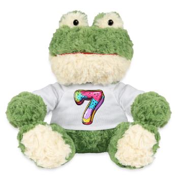 7 Number Colorful - MiniFeet® Frog Torge - white - Front