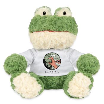 Flow State: Hand Gripping Mountain - MiniFeet® Frog Torge - white - Front