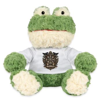 Vegvisir Nordischer Kompass - MiniFeet® Frosch Torge - Weiß - Vorne