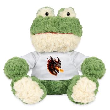 Feuerdrache Flammendes Haupt - MiniFeet® Frosch Torge - Weiß - Vorne