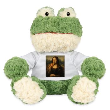 Mona Pizza Leonardo Da Vinci Pizza drôle Mona Li - Grenouille Torge MiniFeet® - blanc - Devant