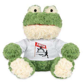 Zielzeit des Läufers – Persönlicher Rekord - MiniFeet® Frosch Torge - Weiß - Vorne