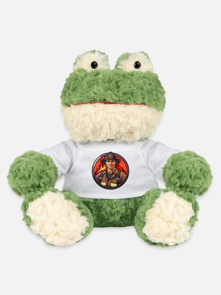Feuerwehrmann - MiniFeet® Frosch Torge - Weiß