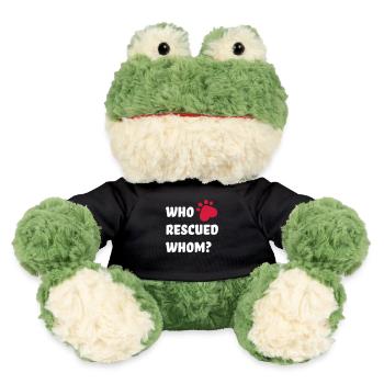 Tierschutz Hund - MiniFeet® Frosch Torge - Schwarz - Vorne