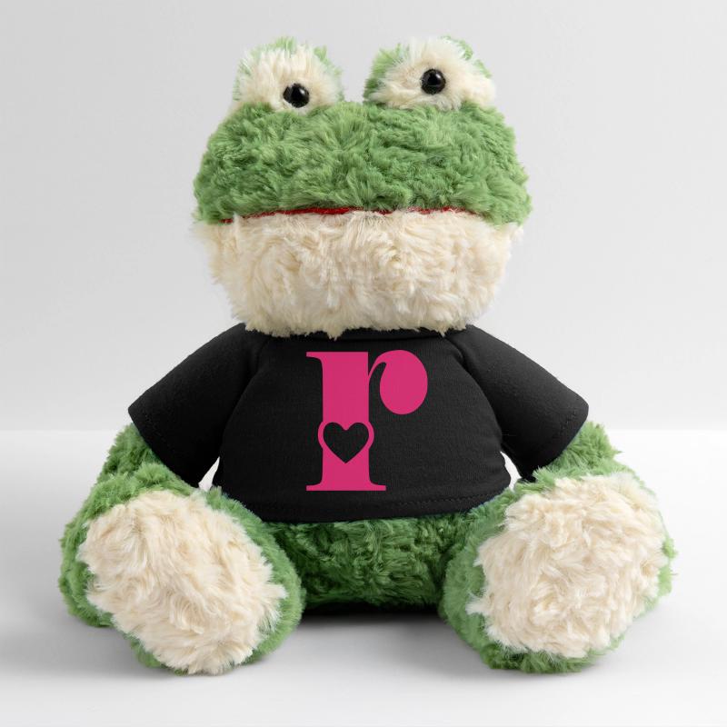 Letter r initial letter with heart MiniFeet® Frog Torge
