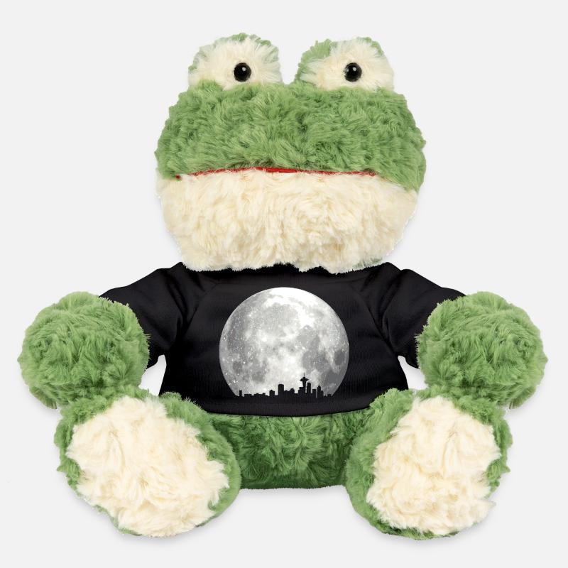 full moon skyline - Grenouille Torge MiniFeet® - noir