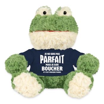 boucher, boucherie, artisan boucher - Grenouille Torge MiniFeet® - bleu marine - Devant