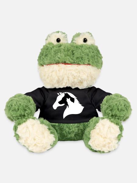 Pferd, Hund, Katze-Silhouette - MiniFeet® Frosch Torge - Schwarz