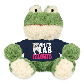White Labrador Retriever White Lab - MiniFeet® Frog Torge - french navy - Front