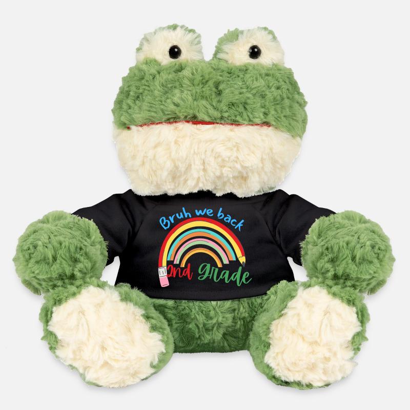Bruh we back second grade happy back to school - MiniFeet® Frog Torge - black