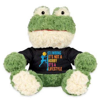 Klettern - es ist kein Hobby. Es ist ein Lebensstil - MiniFeet® Frosch Torge - Schwarz - Vorne