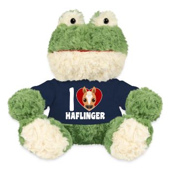 Ich liebe Haflinger - Herz - MiniFeet® Frosch Torge - French Navy - Vorne