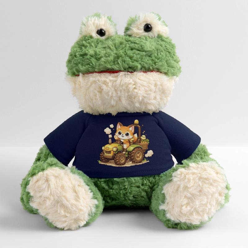 Fuchs auf dem Traktor MiniFeet® Frosch Torge