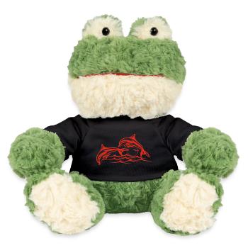 Les dauphins rouges - Grenouille Torge MiniFeet® - noir - Devant