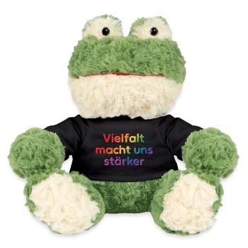 La diversité nous rend plus forts – uniques ensemble - Grenouille Torge MiniFeet® - noir - Devant
