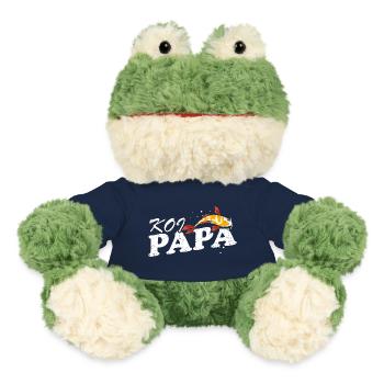 Koi Papa Funny Pond Dad Fish Keeper Pride - MiniFeet® Frog Torge - french navy - Front