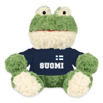 FINNLAND - SUOMI Trikot Look - Flagge auf Brust - MiniFeet® Frosch Torge - French Navy - Vorne