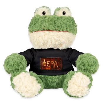 Rostiges LIKE EPA-Schild mit Retro-Feeling - MiniFeet® Frosch Torge - Schwarz - Vorne