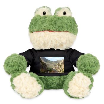 Montagnes de montagne Paysage de montagne Poster - Grenouille Torge MiniFeet® - noir - Devant