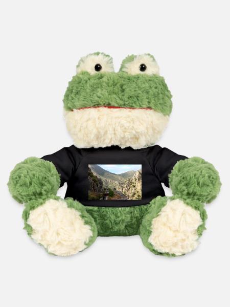 Berg Berge Berglandschaft Poster - MiniFeet® Frosch Torge - Schwarz