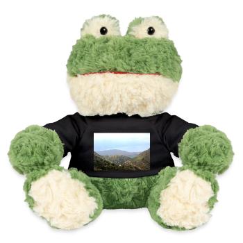 Montagnes de montagne Paysage de montagne Poster - Grenouille Torge MiniFeet® - noir - Devant