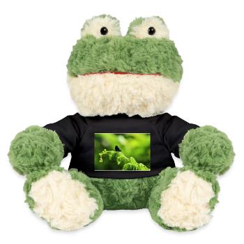 Male Calopteryx on Eagle Fern - MiniFeet® Frog Torge - black - Front