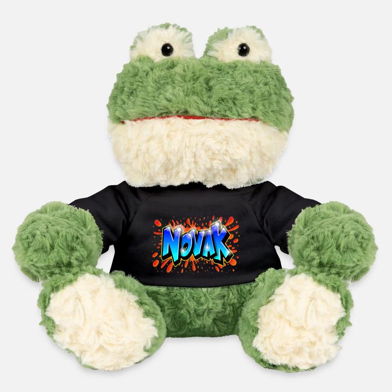 Graffiti NOVAK custom graff print - Grenouille Torge MiniFeet® - noir
