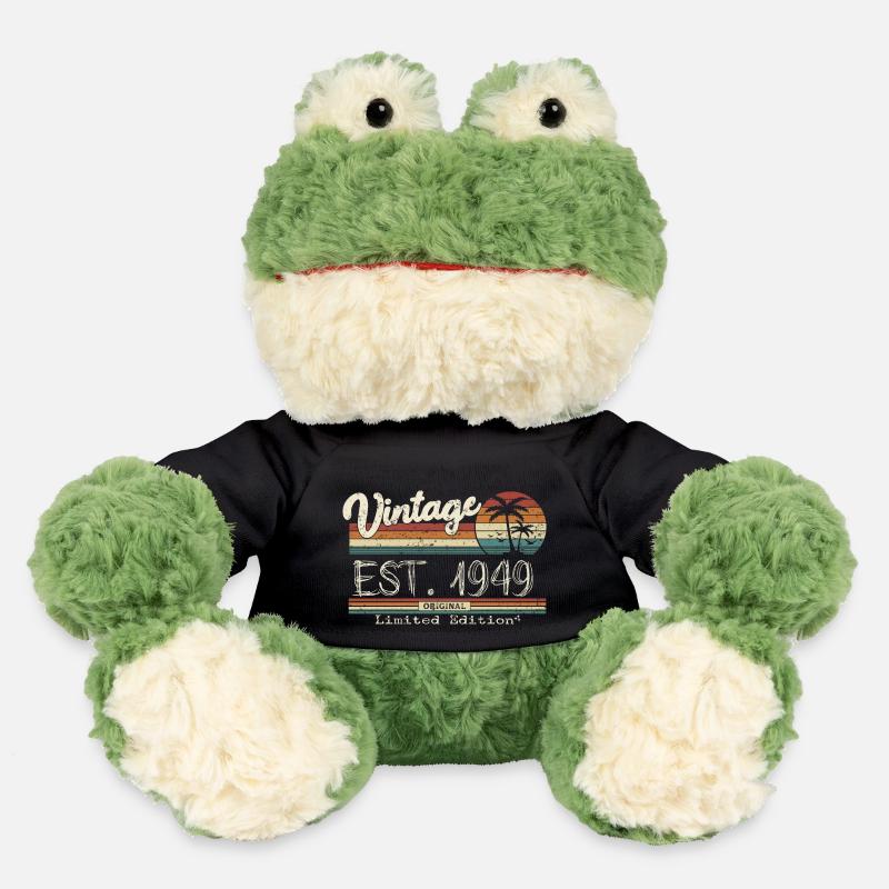1949 Born Vintage Birthday Gift - MiniFeet® Frog Torge - black