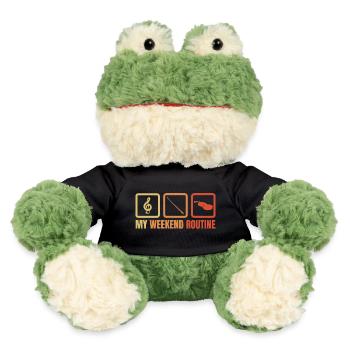 Geigenspieler Wochenende - MiniFeet® Frosch Torge - Schwarz - Vorne