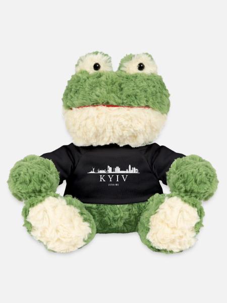 Skyline von Kiew, Kiew, Ukraine - MiniFeet® Frosch Torge - Schwarz