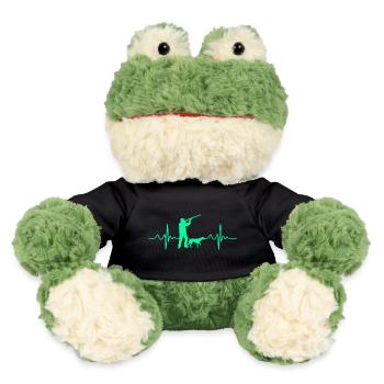 Herzschlag Jäger Jagd - MiniFeet® Frosch Torge - Schwarz - Vorne