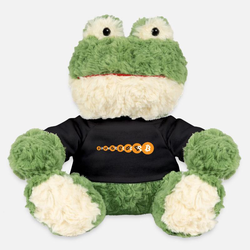 Bitcoin BTC Evolution - MiniFeet® Frog Torge - black