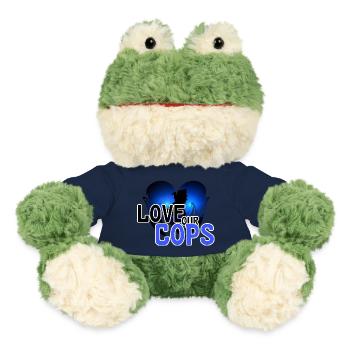 Liebe Polizei Polizist Spruch Beruf - MiniFeet® Frosch Torge - French Navy - Vorne