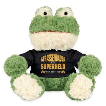 Strassenbauer Superheld - MiniFeet® Frosch Torge - Schwarz - Vorne