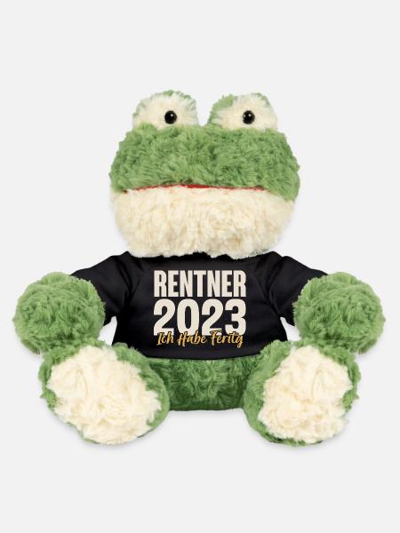 Rentner 2023 Ruhestand - MiniFeet® Frosch Torge - Schwarz
