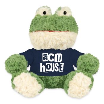 Acid House Grunge Typographie Tee - Grenouille Torge MiniFeet® - bleu marine - Devant